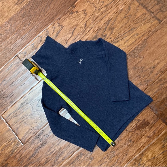 LILI GAUFRETTE Blue Turtleneck - Picture 2 of 5